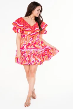 Online Harper Dress In Lovers Lane Mini