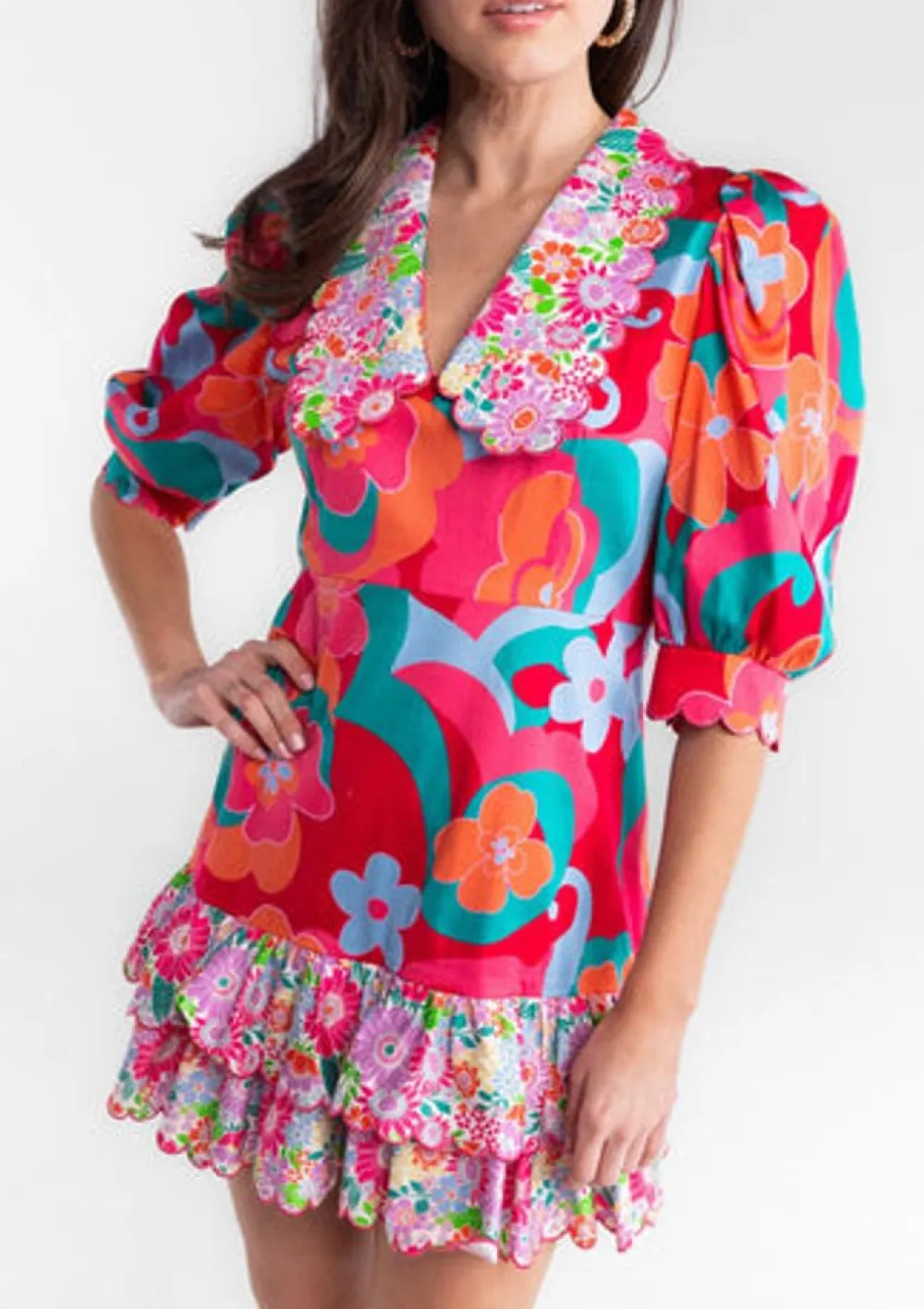 Sale Piper Dress In Trippy Mini