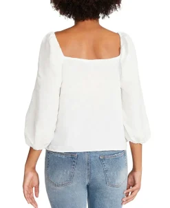 Sale Stevie White Top Blouses