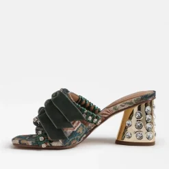Cheap Vera Block Heel Mule Heel