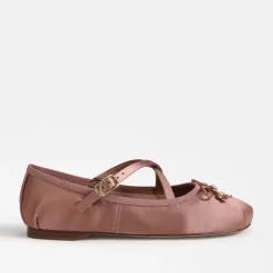Discount Zuri Strap Ballet Flat Dark French Flat
