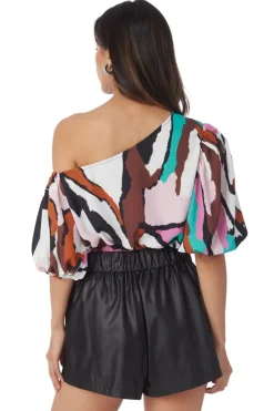 Discount Cailan Short Black Leather Shorts