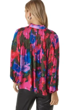 Store Gabby Blouse Blurred Floral Blouses