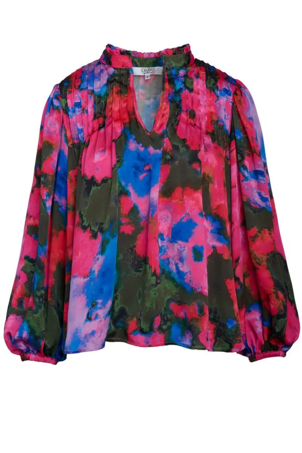 Store Gabby Blouse Blurred Floral Blouses