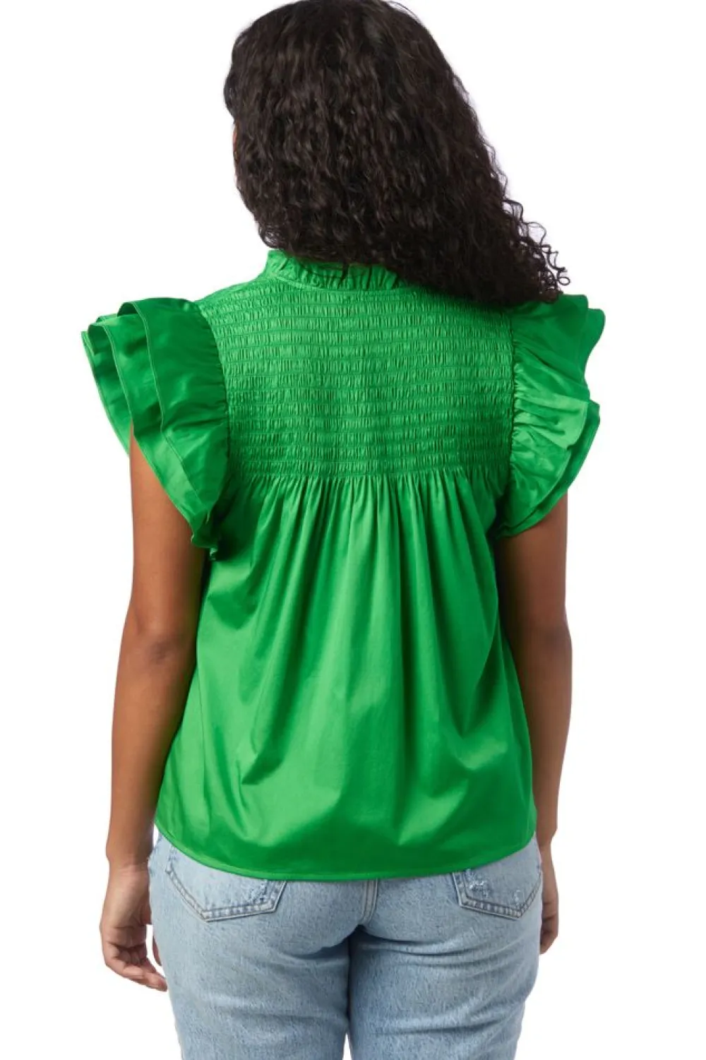 Fashion Layla Top - Bright Fern Blouses