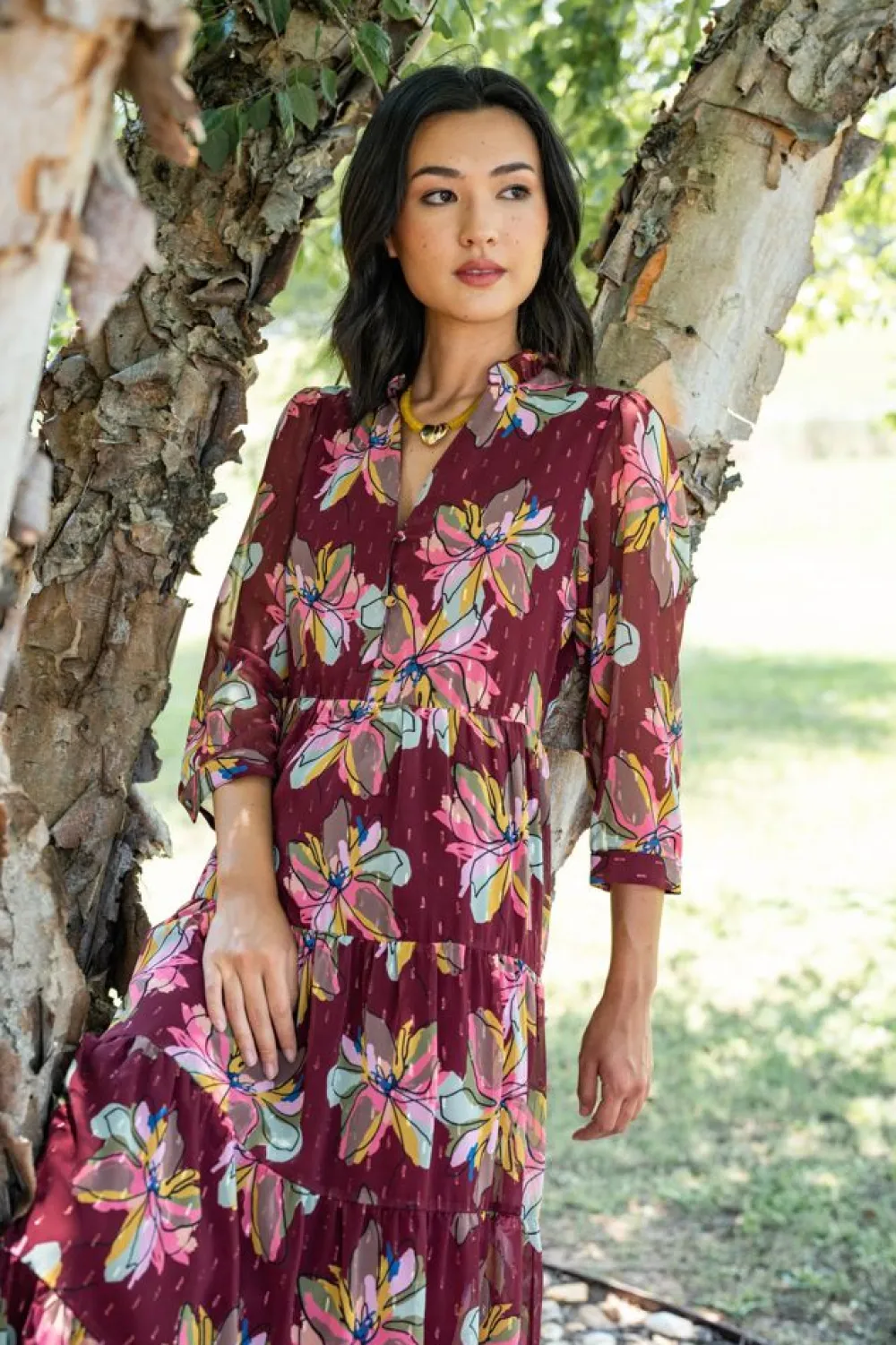 New Macrostie Dress - Gallery Floral Maxi