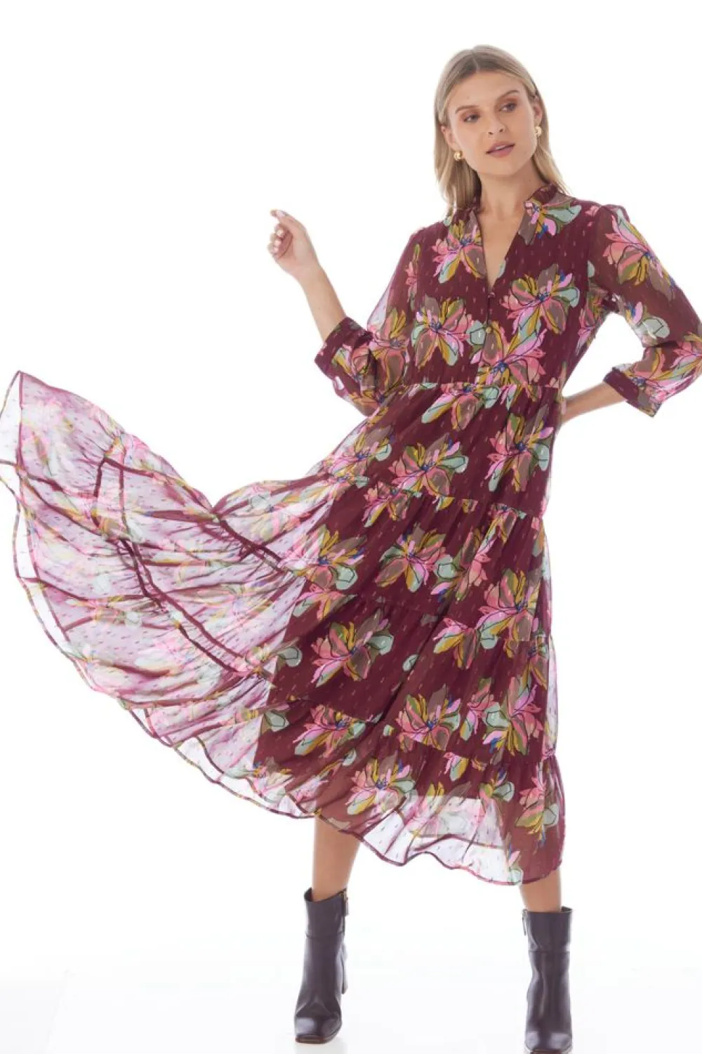 New Macrostie Dress - Gallery Floral Maxi