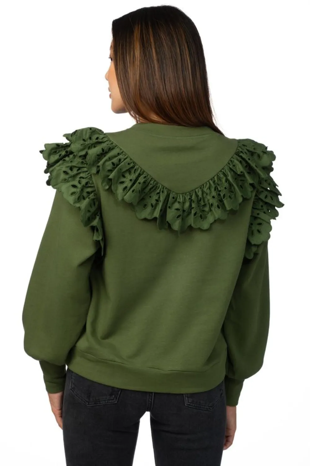 Online Ollie Jumper Moss Sweatshirts