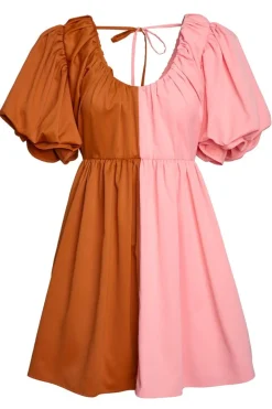 Sale Raines Dress Salmon/Clay Mini