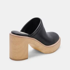 New Camdin Heels Black Mules