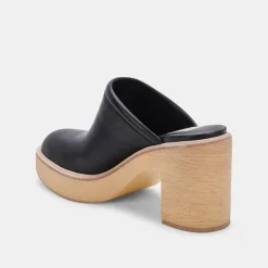 New Camdin Heels Black Mules