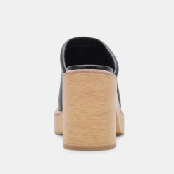 New Camdin Heels Black Mules