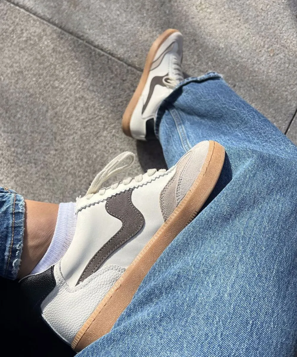 Outlet Notice White Grey Sneaker Sneaker