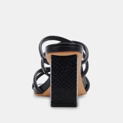Sale Patsi Black Heel Sandal Heel
