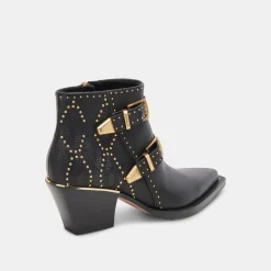 Shop Ronnie Studded Black Booties Boot