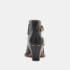 Shop Ronnie Studded Black Booties Boot