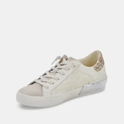 Sale Zina Embossed White Sneaker Sneaker