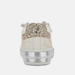 Sale Zina Embossed White Sneaker Sneaker