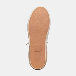 Hot Zina Gold Leather Sneaker