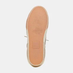 Shop Zina Plush Moss Perforated Suede Sneaker