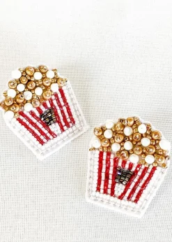 Hot Popcorn Earrings Jewelry