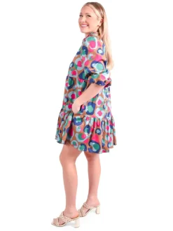Cheap Frankie Dress Meadowbrook Spot Cheetah Mini