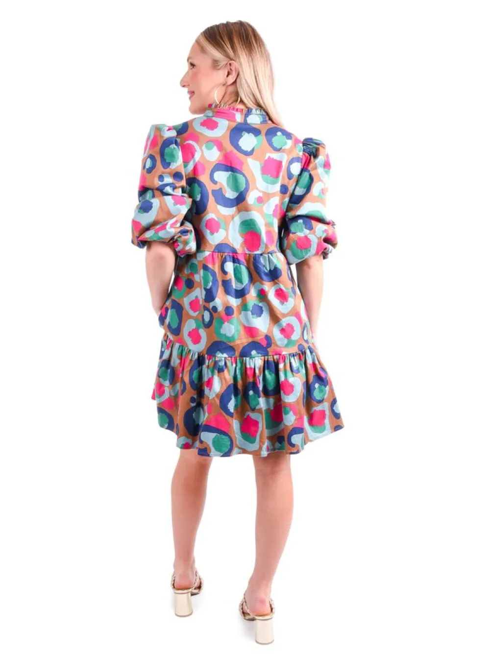 Cheap Frankie Dress Meadowbrook Spot Cheetah Mini