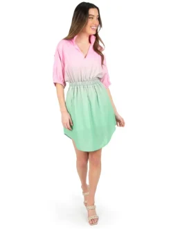 Fashion Palmer Dress Guava Mini