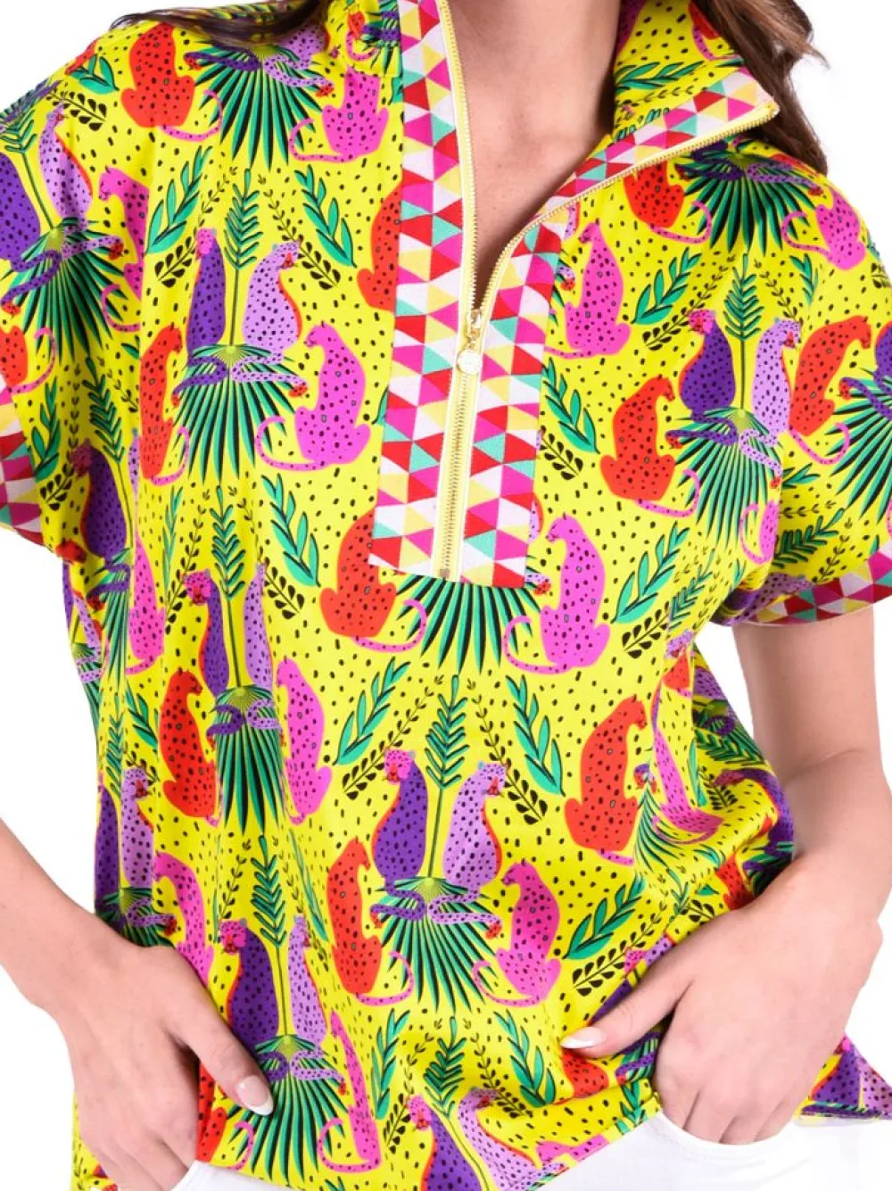 Hot Poppy Pullover Peekaboo Blouses