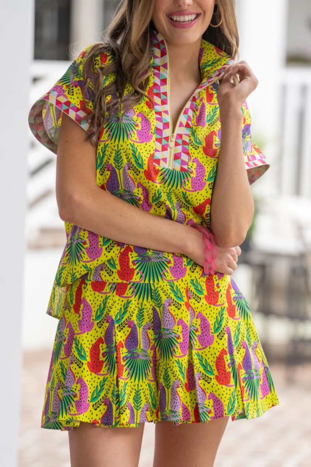 Hot Poppy Pullover Peekaboo Blouses