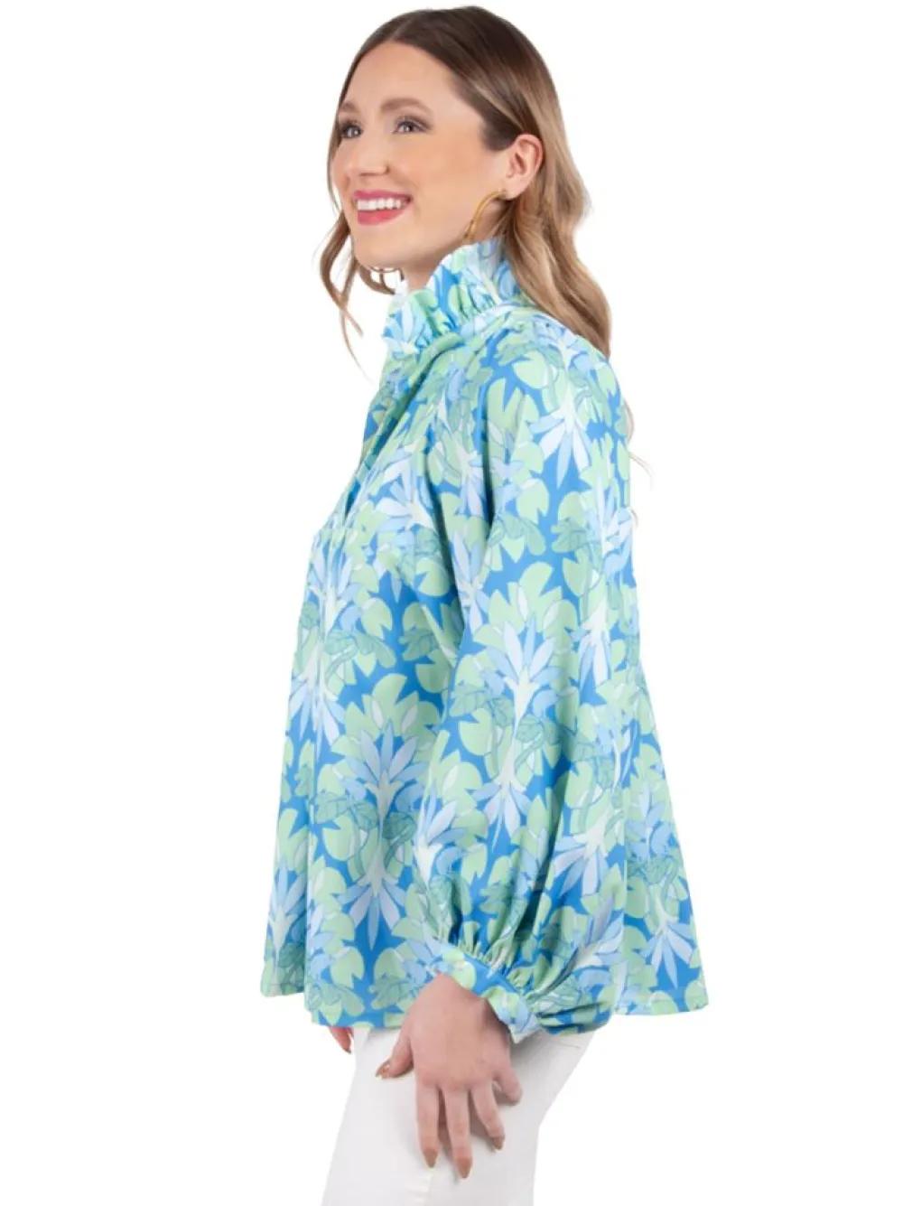 Flash Sale Stella Top Lily Pad Blouses