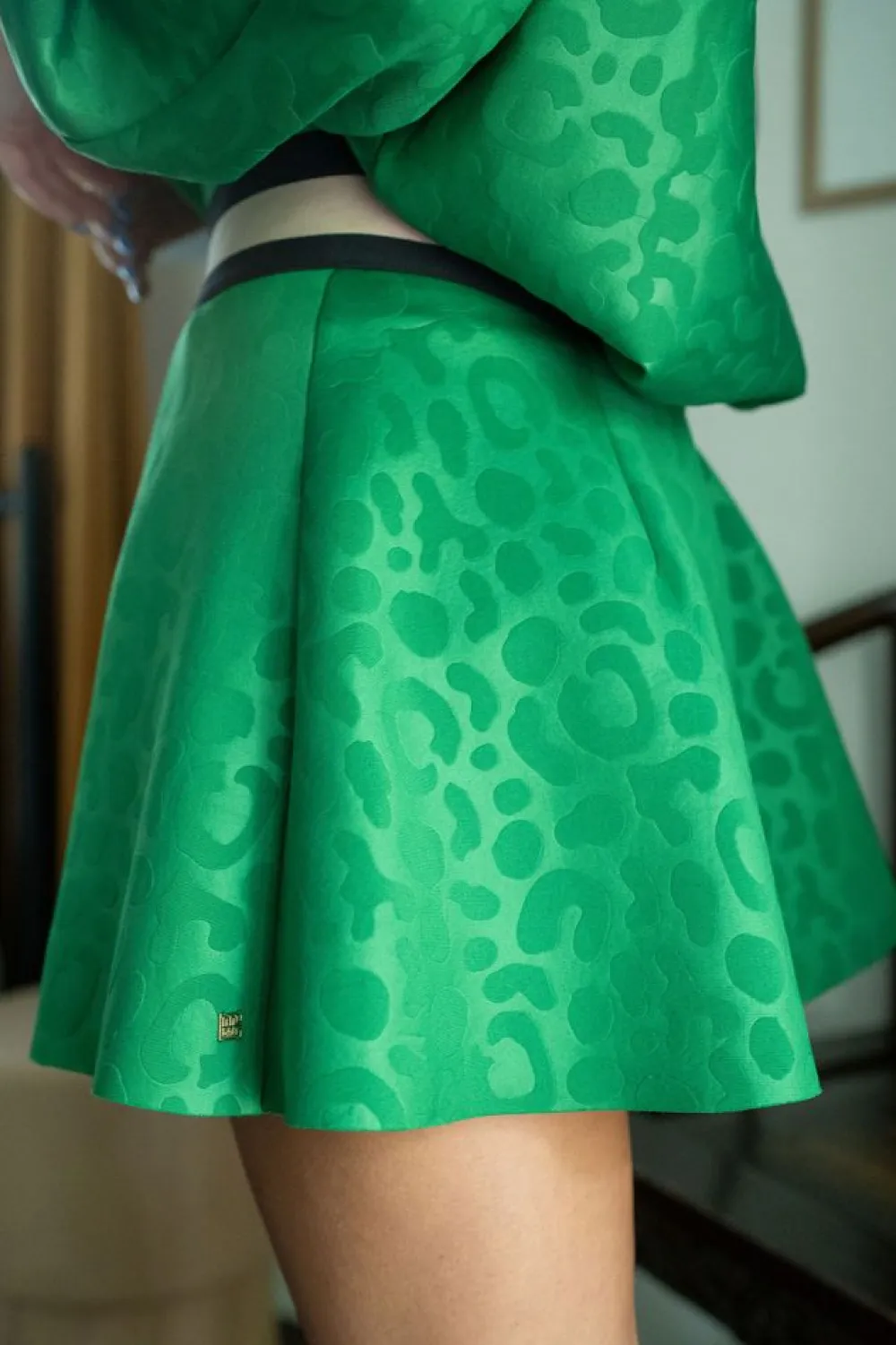 Shop Sydney Skirt Evergreen Cheetah Skirts