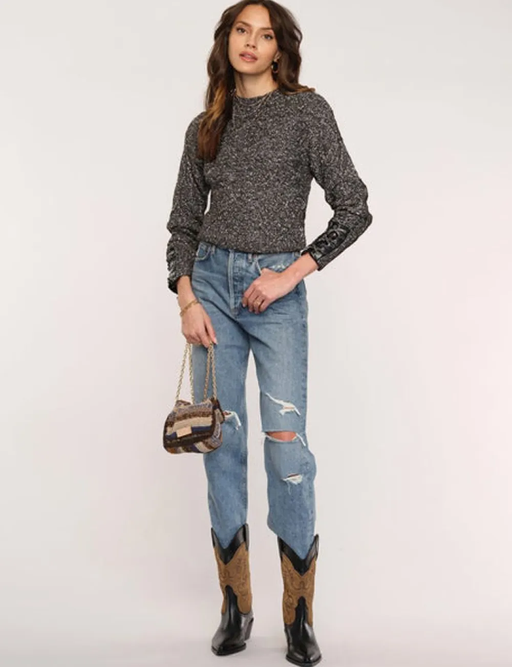 Sale Ethan Sweater In Black Sweaters