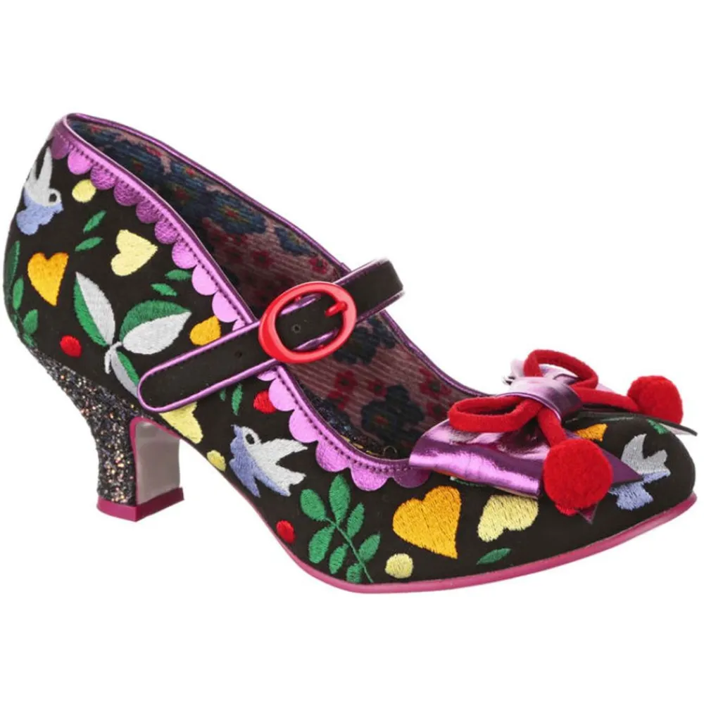 Fashion Birds And Flowers Heel