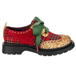 Hot Smart N Spiffy Christmas Plaid Loafers/Oxfords