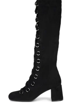 Online Aluma Black Suede Boot