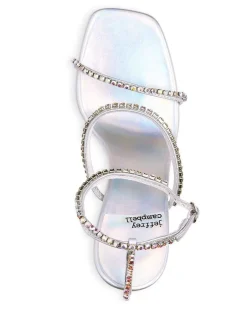 Best Demonica Silver Iridescent Combo Heel