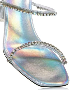 Best Demonica Silver Iridescent Combo Heel