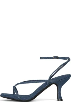 Online Fluxx Blue Denim Heel