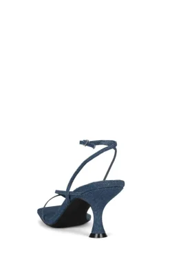 Online Fluxx Blue Denim Heel
