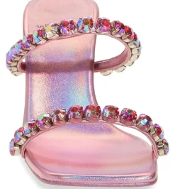 Outlet Mrs Big 2 Pink Inidescent Combo Heel