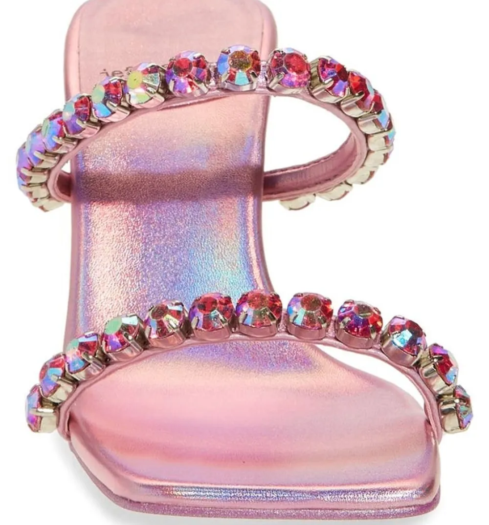 Outlet Mrs Big 2 Pink Inidescent Combo Heel