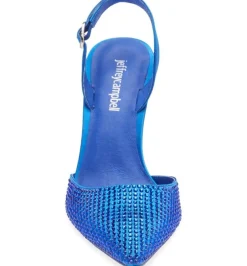 Shop Zivote Bright Blue Heel Heel