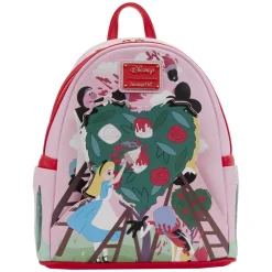 Cheap Alice In Wonderland Painting The Roses Red Mini Backpack Bags