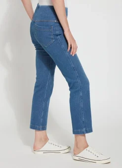 Clearance Ankle Denim Baby Bootcut Mid Wash Jeans