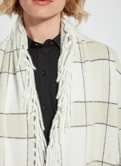 New Mystic Fringe Sweater Coat Winterland Plaid Coats