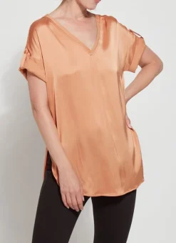 Sale Santorini Top Iced Tea Blouses