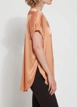 Sale Santorini Top Iced Tea Blouses