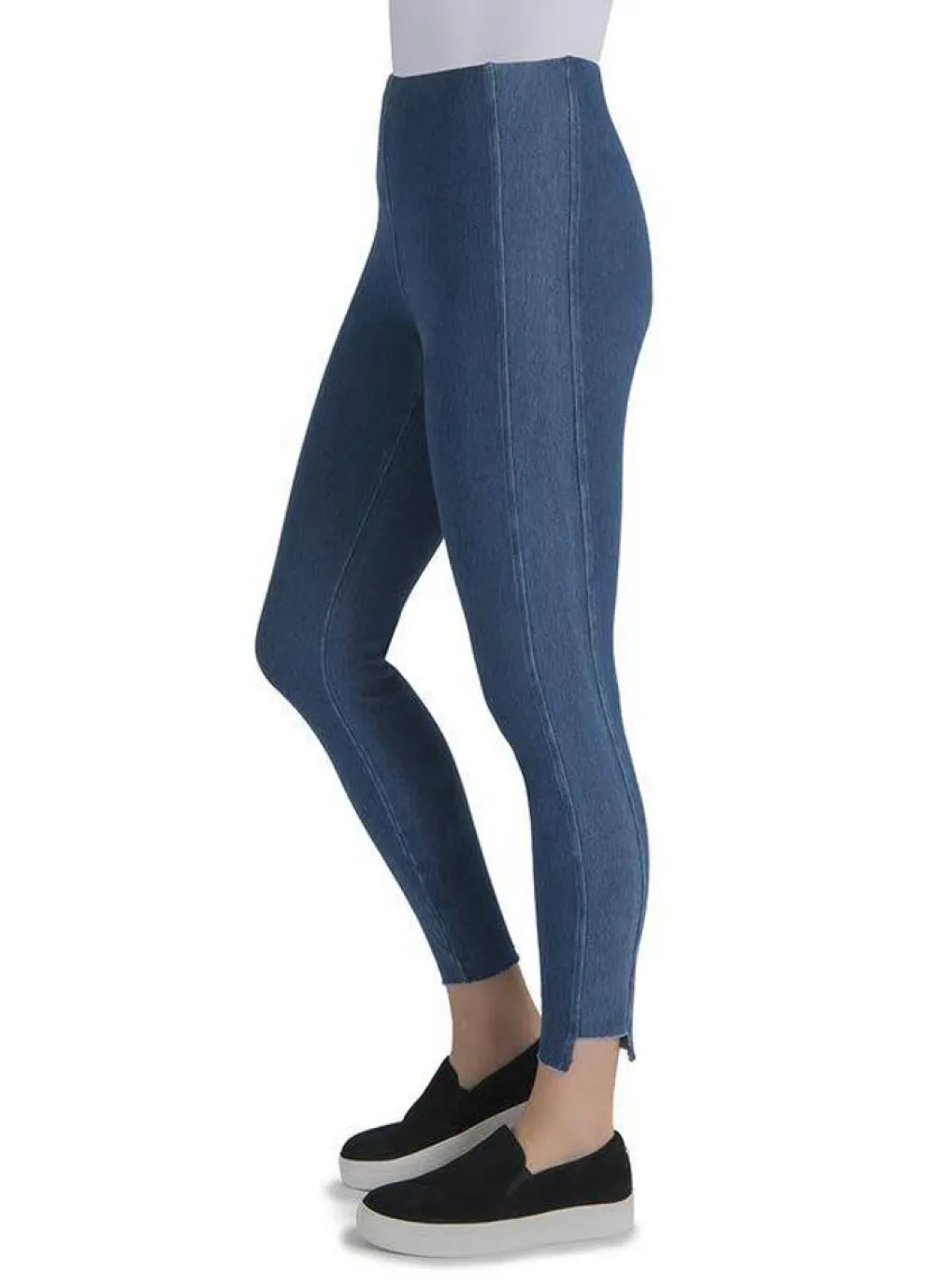 Outlet Step Hem Denim Mid Wash Jeans