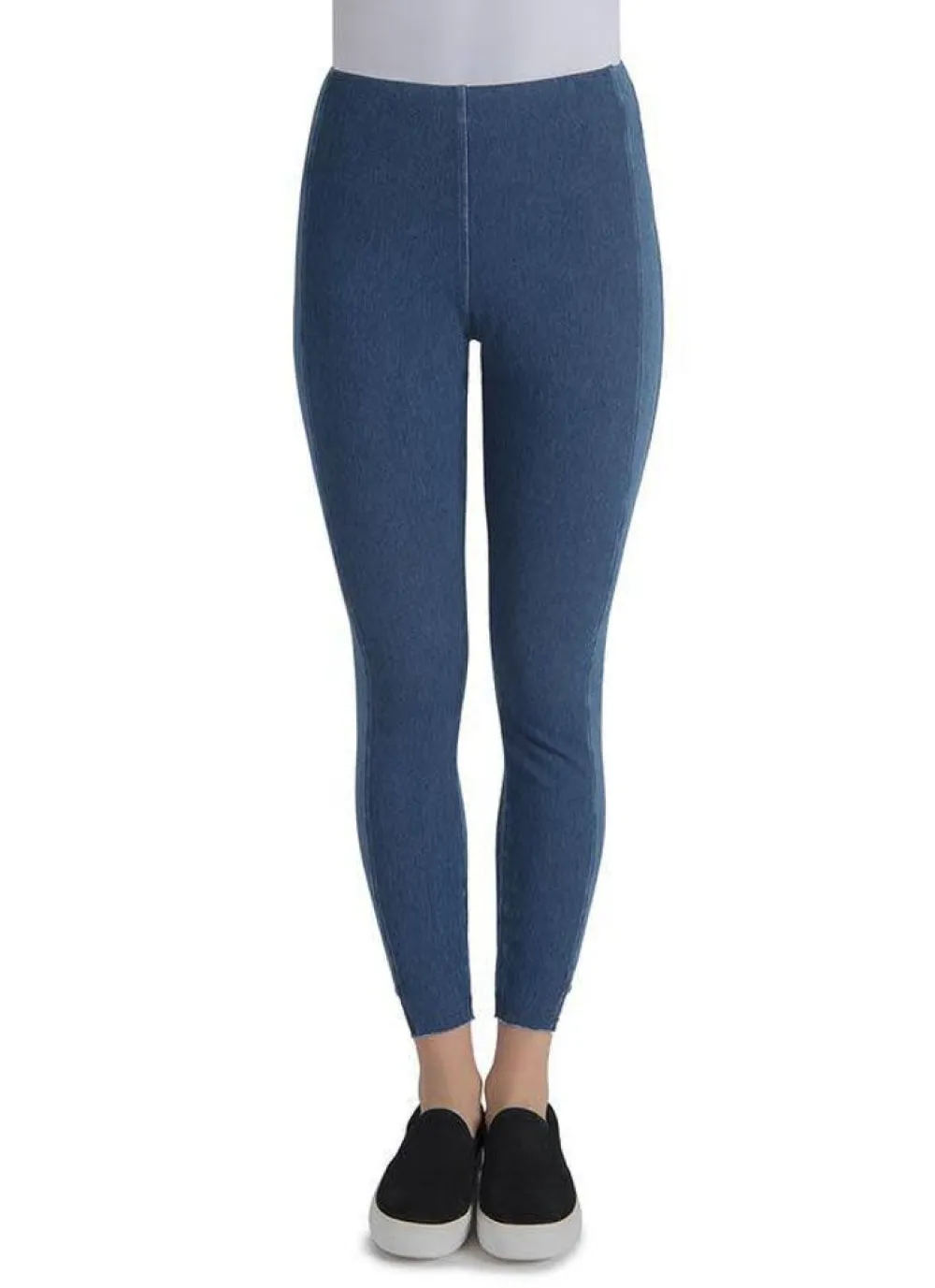 Outlet Step Hem Denim Mid Wash Jeans